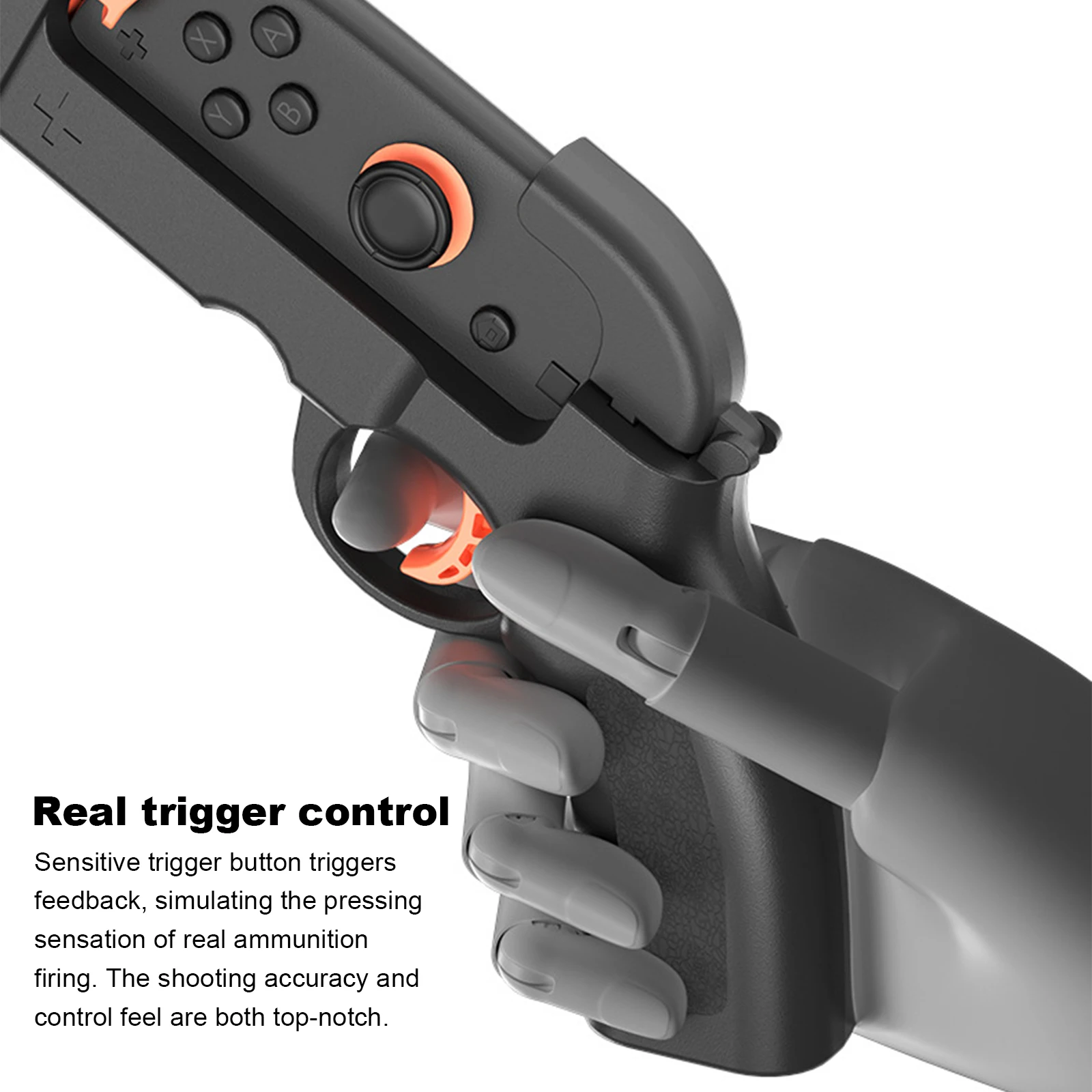 Afbeelding 7: Schietspel pistool klein handvat schietspel pistool handvat grip schietspel handvat voor Switch 2 voor Joy-Con controller