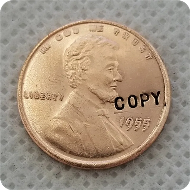 COPY 1955 Double Die Obverse Lincoln Wheat Cent Penny COPY COIN