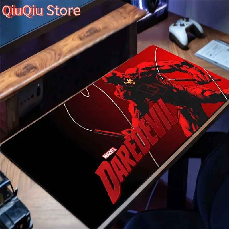 

Коврик для мыши, красный аниме, расширенный настольный коврик для мыши, игровые аксессуары для ПК, коврик для мыши для ноутбука HD D-daredevil, геймерский коврик для клавиатуры, подарок для мальчика