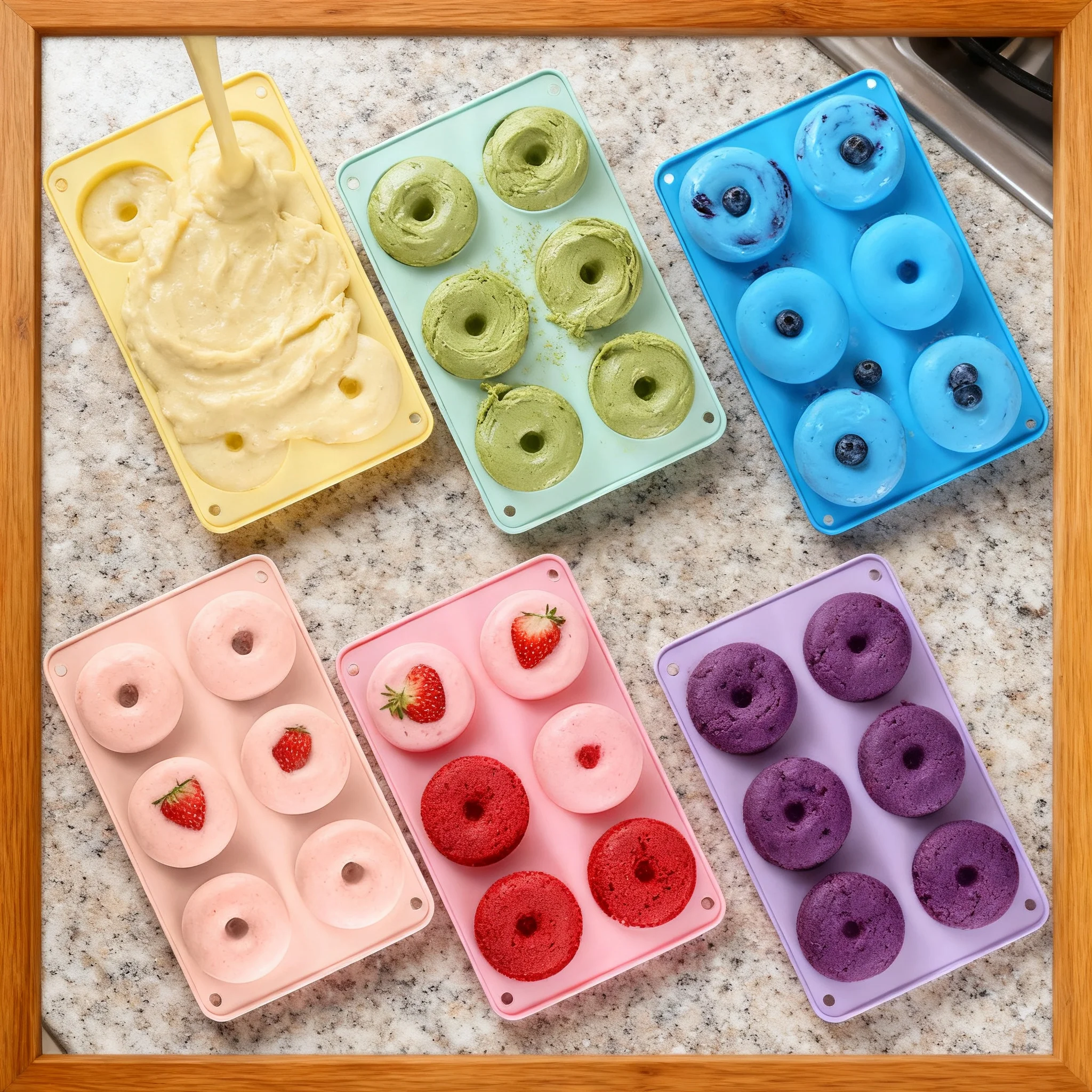 Силиконовая форма для пончиков – обзор и цена Donut Mold Silicone