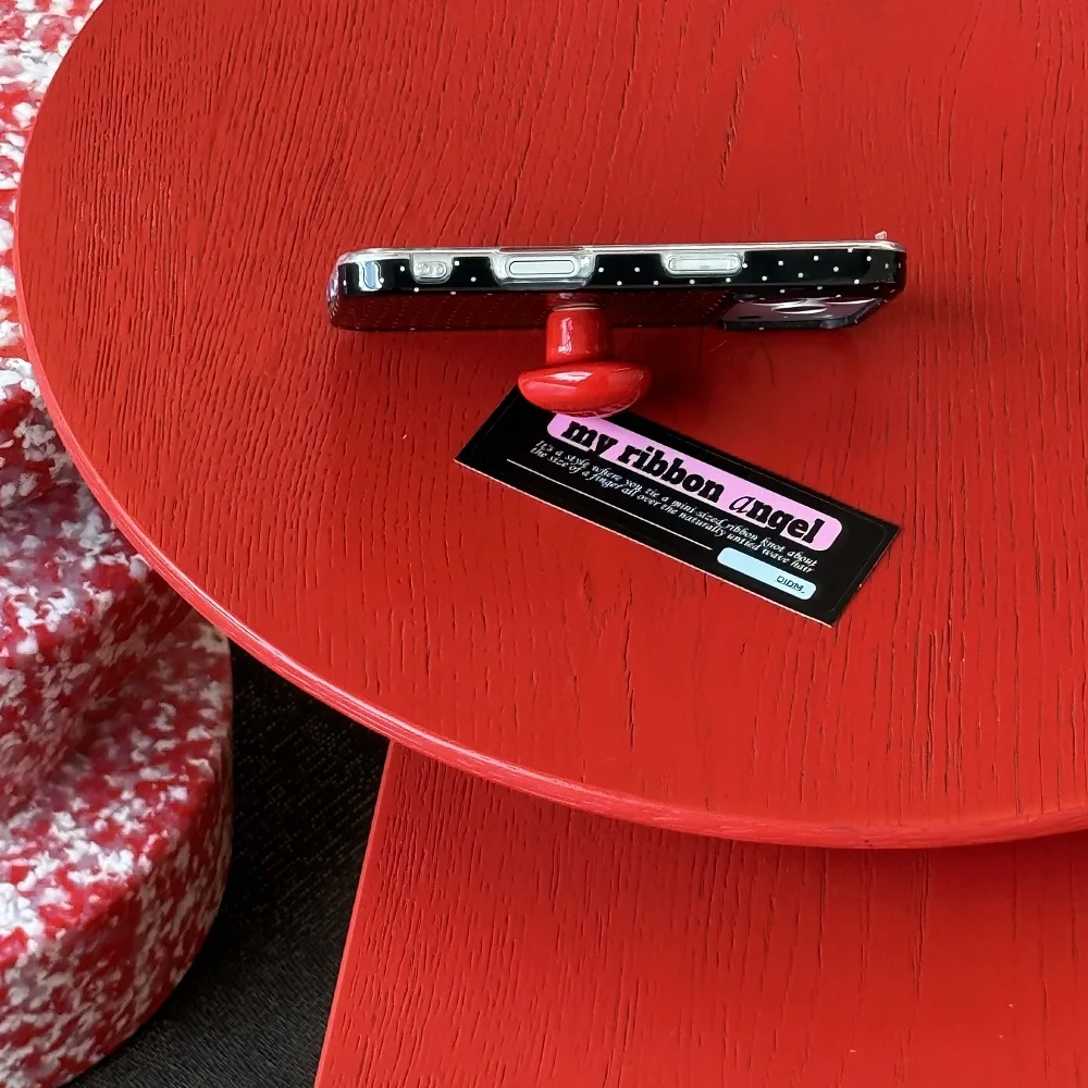 دعم قلب من السيراميك المنقط لهاتف آيفون 14 15 16 17 برو ماكس بلس خفيف ورقيق تغطية كاملة مضاد للسقوط لعلبة الهاتف