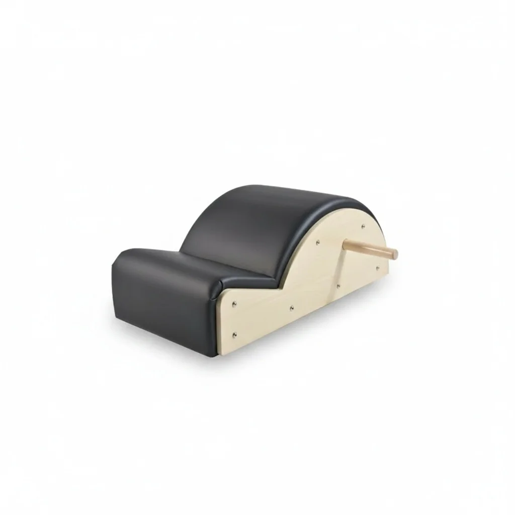 Maple Spine Corrector, Adjustable Wood Pilates Barrel, Commercial Pilates Equipment, Yoga Core Strengthener, Non-Slip