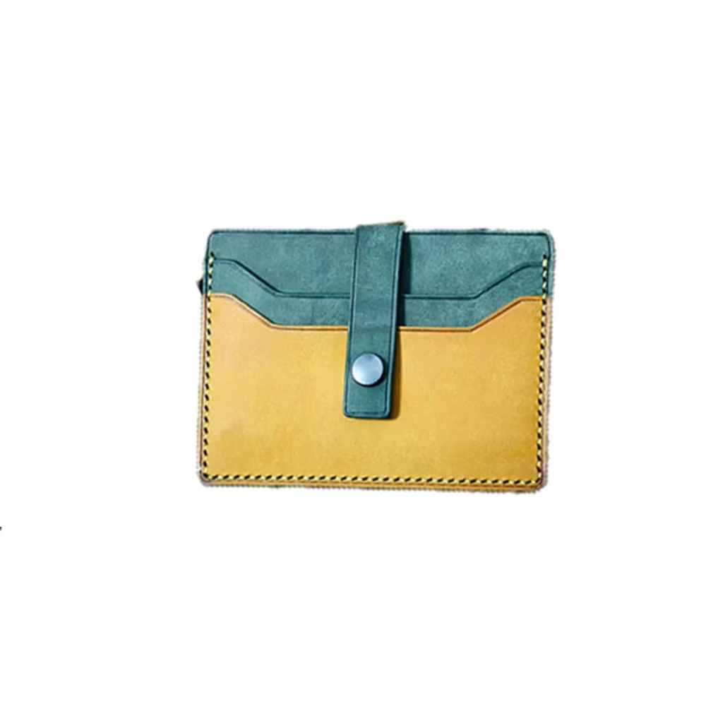 DIY leather craft cute cardholder wallet with snap button belt cutting dies knife mold hollowed punch tool blade