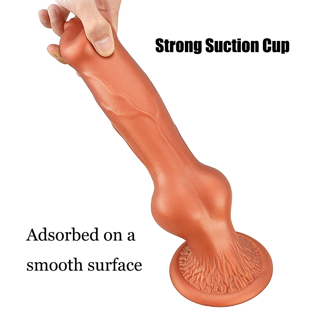 Oversized Liquid Silicone Dog Dildos Anal Plug Soft Penis Anal Dilator Stimulate Vagina Anus Animal Phallus Butt Plug Sex Toys