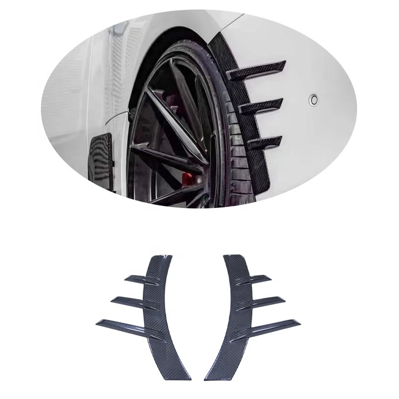 

Side Wheel Fender Fits for G87 M2 Dry Carbon Vent Trim Duct for ReplacementRear Bumper Canards Sp
