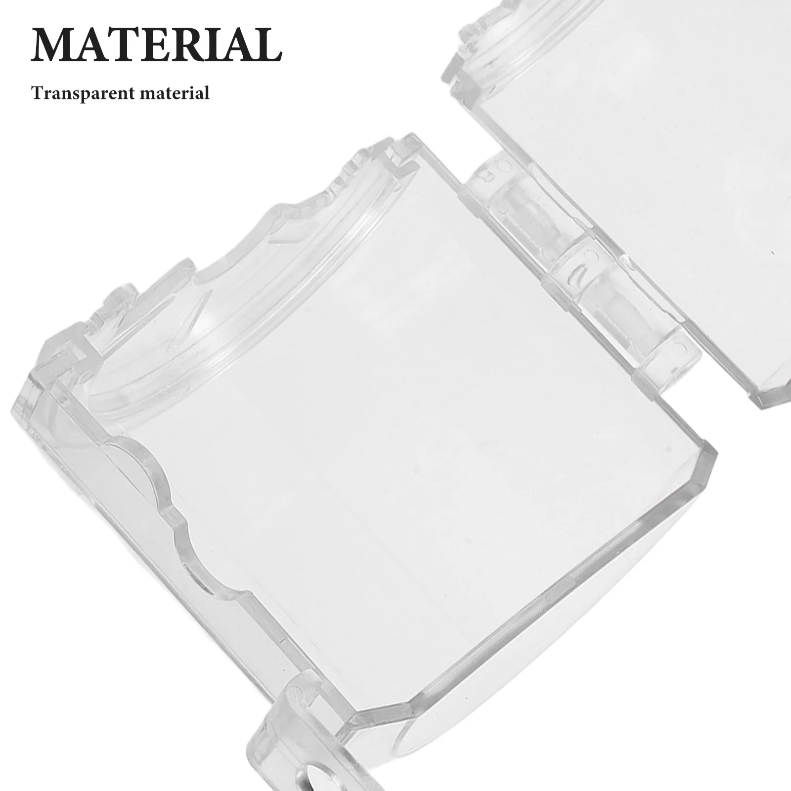 Capa de Bloqueio de Válvula de Plástico Transparente Protetor de Cabo de 2,8 Polegadas de Diâmetro Dispositivo de Bloqueio de Válvula Industrial para Emergências