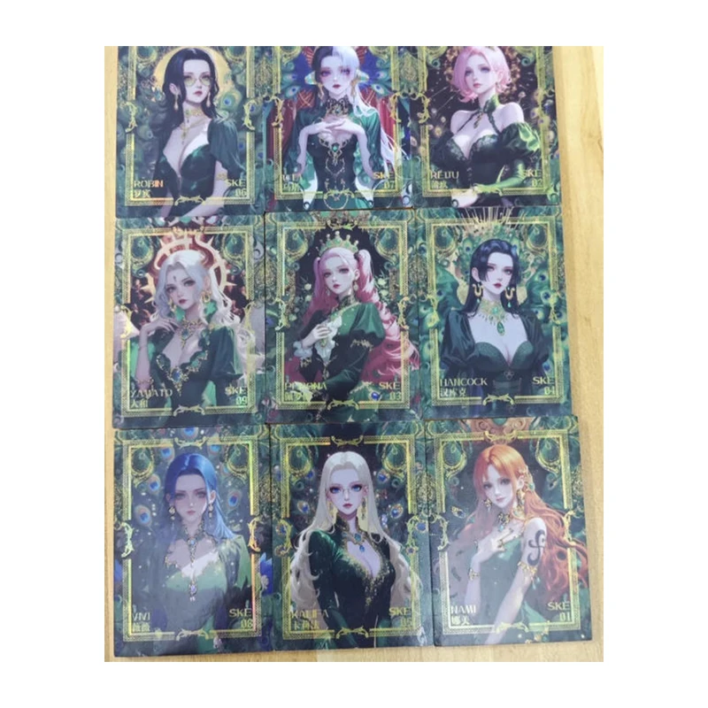 Japanese Anime ONE PIECE NSK ZR Boa Hancock Nami Nefertari D. Vivi Collectible Cards Christmas and Birthday Gifts Children's Toy view 3