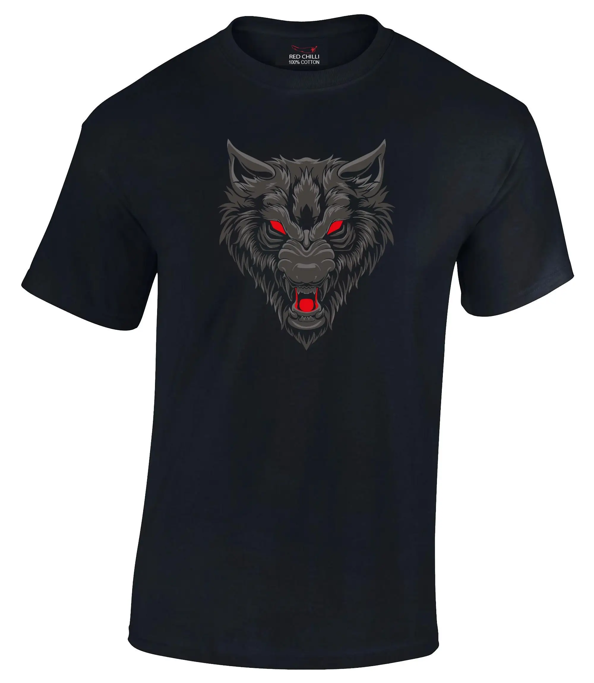 

Wolf Inspired printed Gym T shirt Fitness