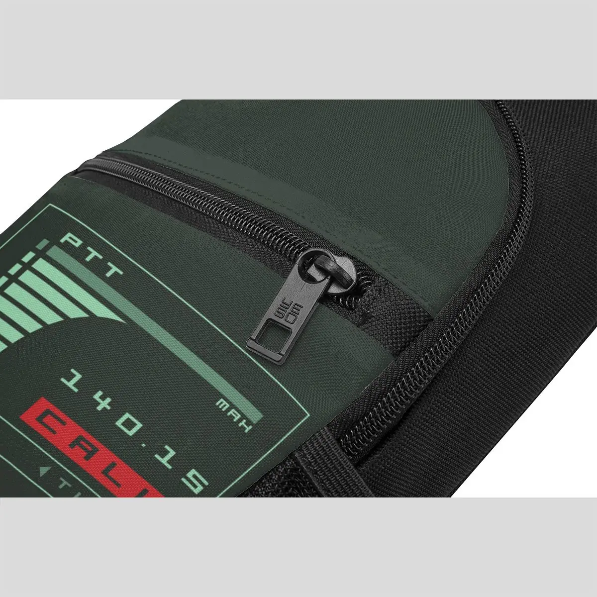Metal Gear Solid Codec Screen Inspired By Kojima's MGS Chest Bag Men Sling Crossbody Backpack Chest Bag Daypack Shoulder Bag