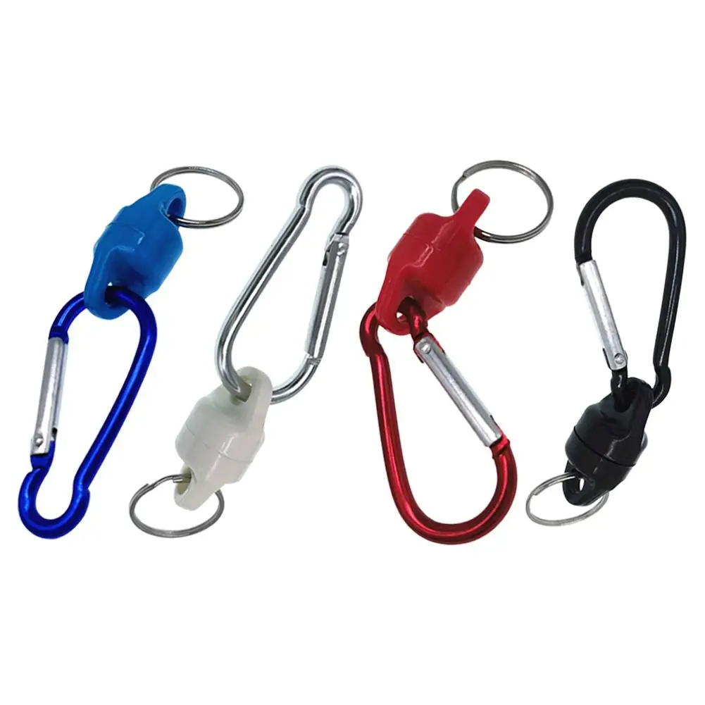 

1PCS Magnetic Net Release Holder Super Strong Magnet Split Rings Keychain Hook Hangers For Fly Fishing Tools Dropshipping