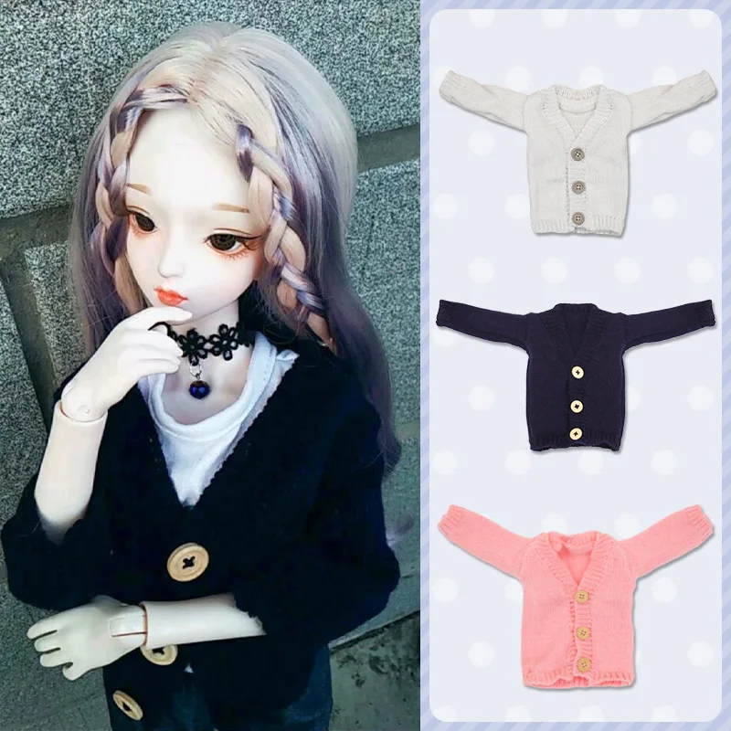 60cm Doll's Clothes 1/3 Bjd Princess Doll Dress Up Accessories Sweater Coat Girls Dress Up Toy