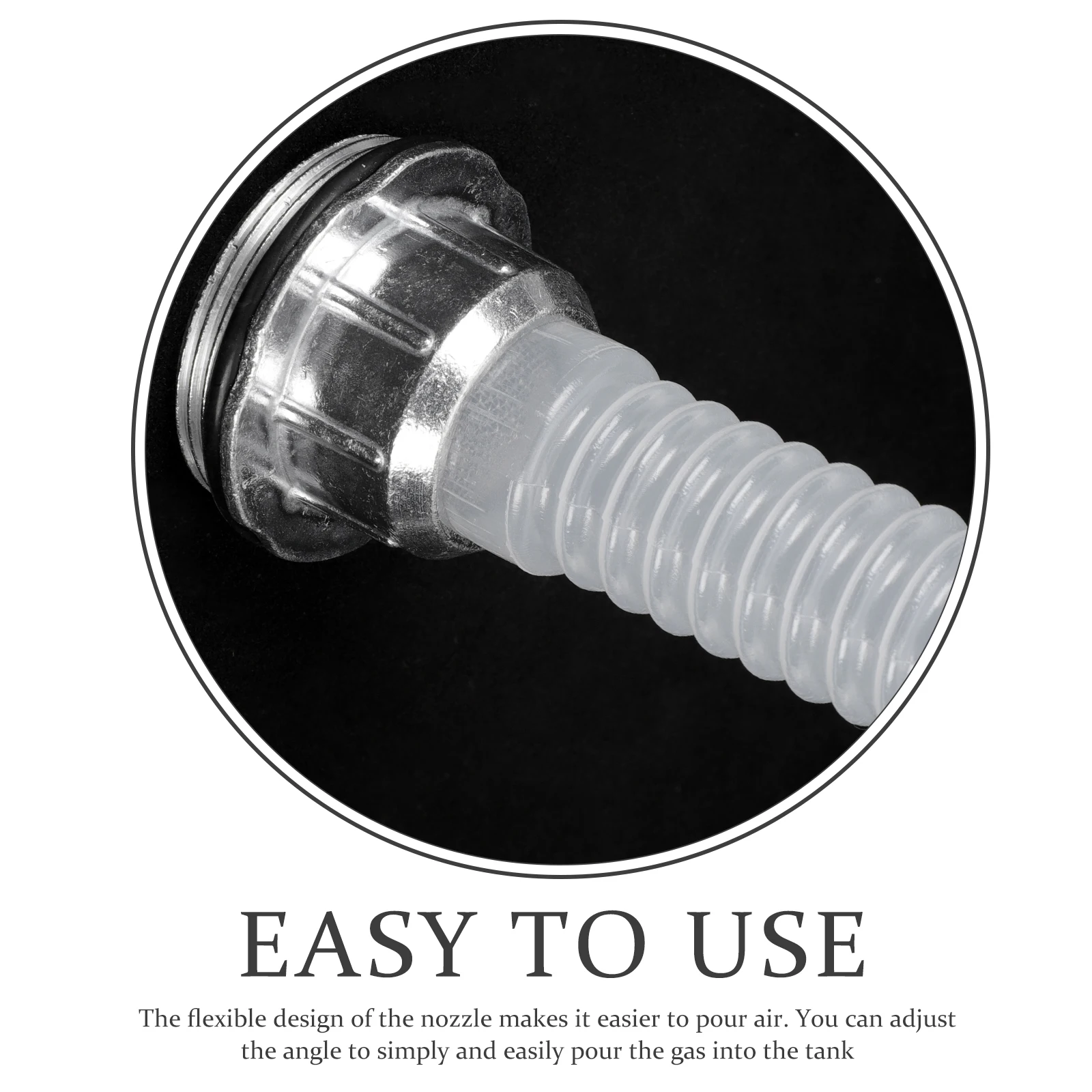 

3Pcs Flexible Gas Nozzles Convenient Fuel Spouts Portable Can Nozzles Replacement Spouts for Oil Pourer Diesel