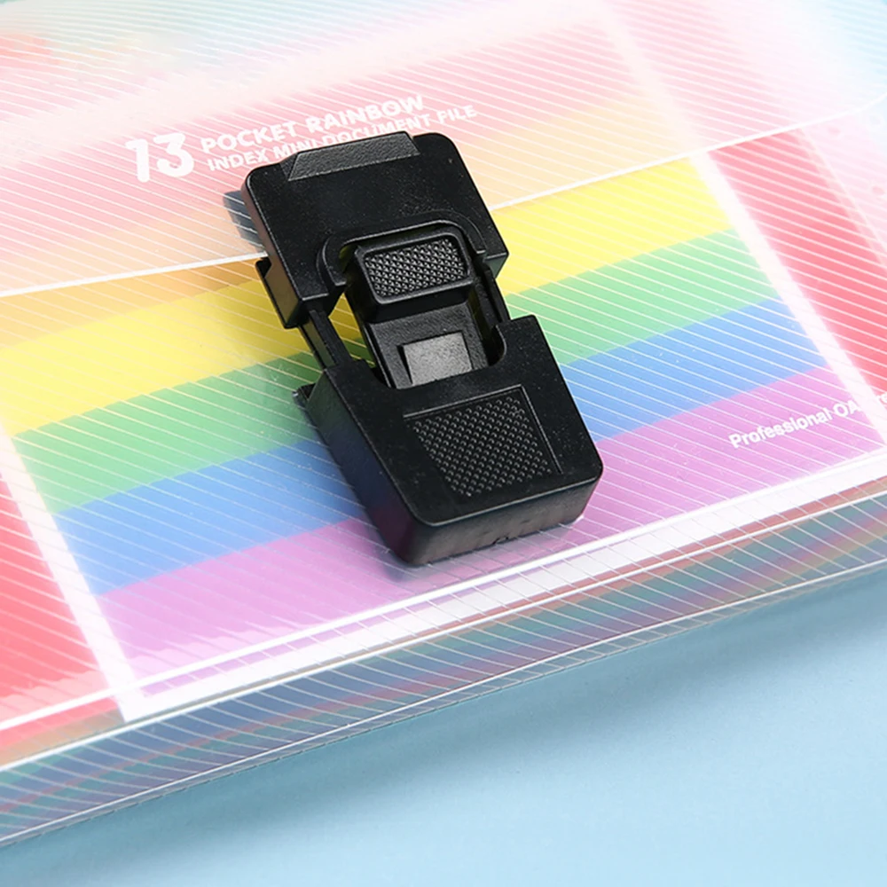 A6 13 Pockets Portable File Folder Extension Wallet Bill Receipt File Sorting Organizer Office Storage Bag Folders Filing Case