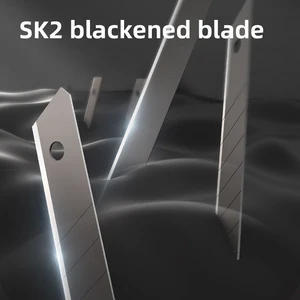 Deli snap-off knife utilitarian mini retractable cash cutters 9mm 18mm high carbon steel blades 6 Main Sales Retractable Pockets - №1