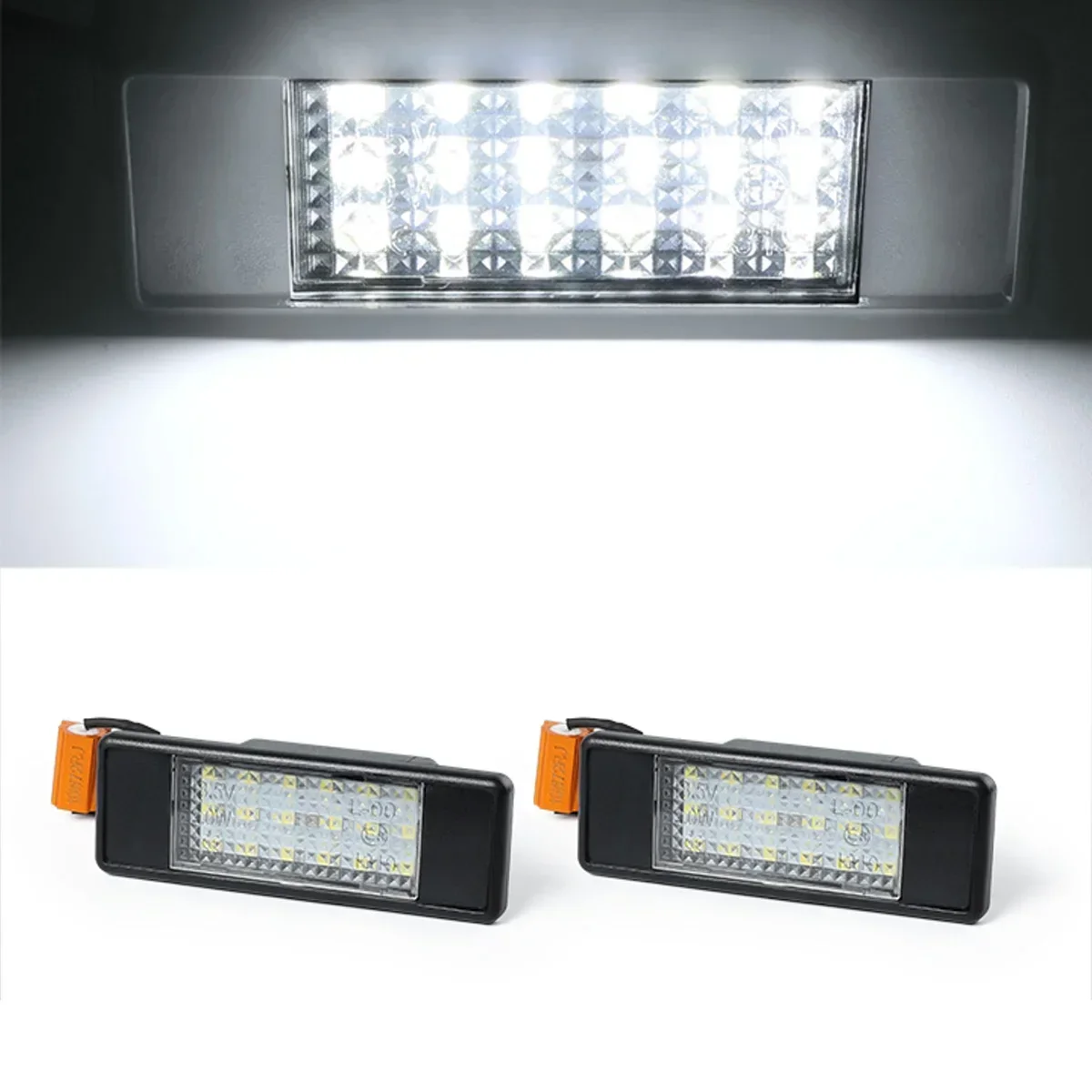 2pcs LED Car License Plate Light Tail Rear Lamp for Mercedes for Benz Sprinter W906 VITO W639 VIANO W639 Licence Plate Light