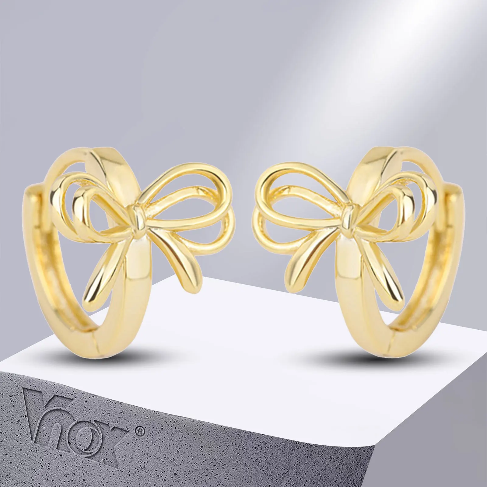 

Vnox Cute Bowknot Earrings for Girls Women, Romantic Lady's Ear Jewelry, Birthday Gifts to Teens Children