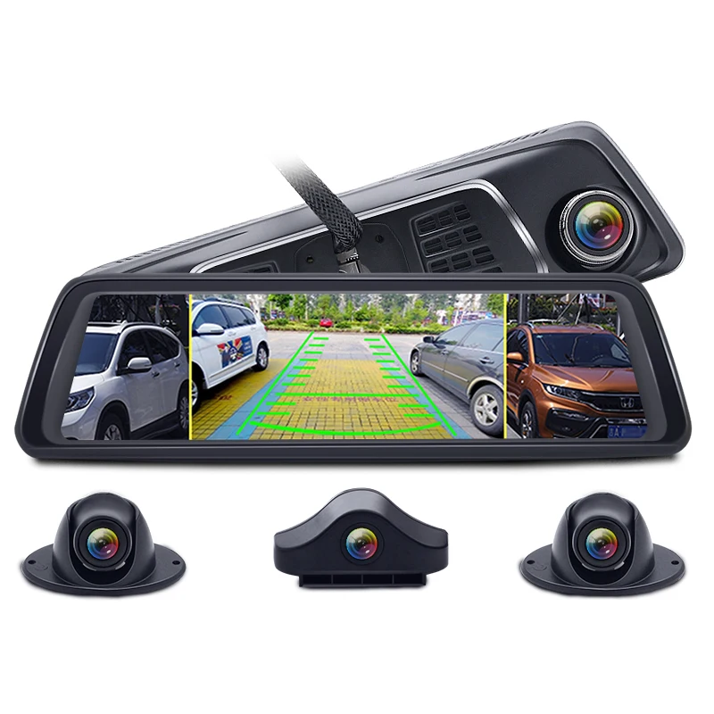 4 Channel Car DVR Media Rearview Mirror 10