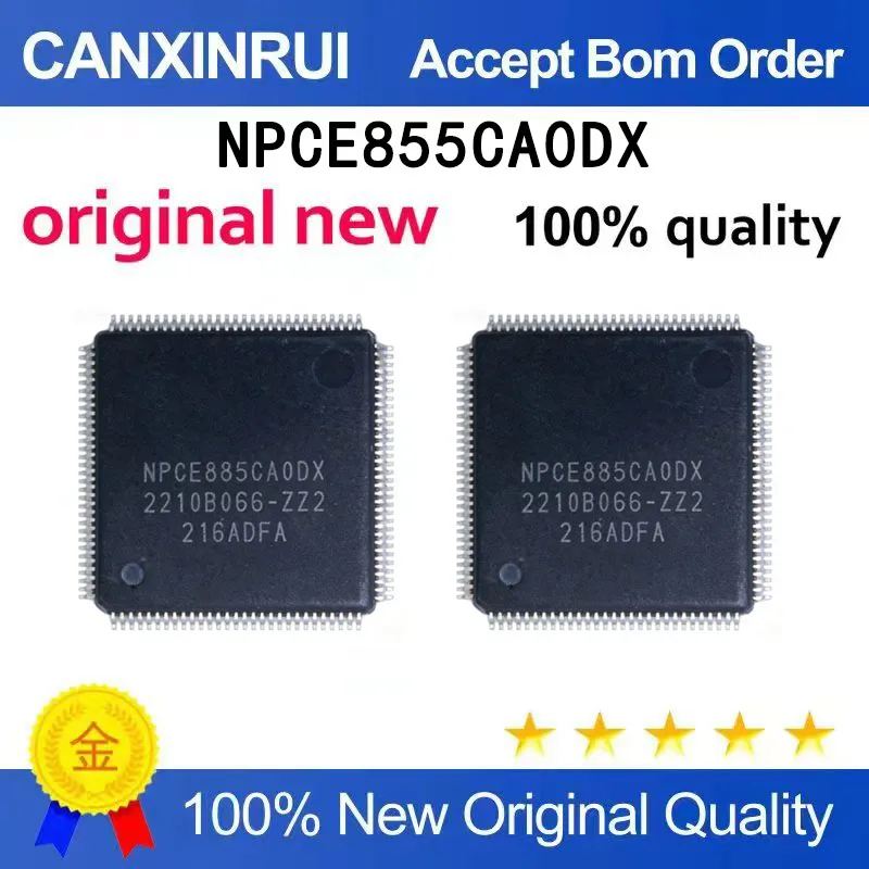 （5-100 pieces）NPCE855CA0DX NPCE855CAODX QFP brand new in stock