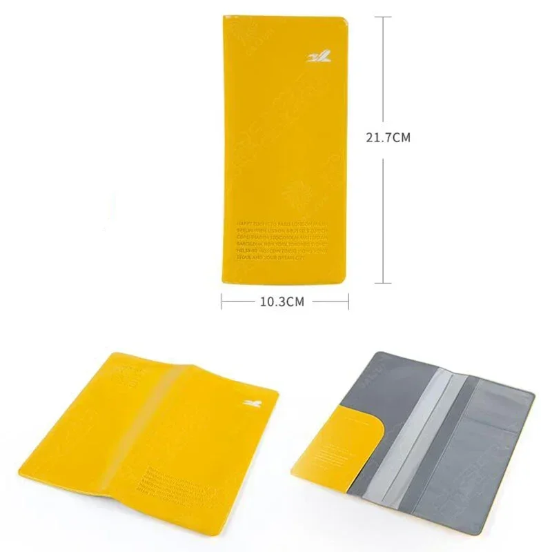 Fashion Travel Card Holder Passport Holder PVC ID Cover Men Women Portable Bank Card Passport Business Document Wallet Case