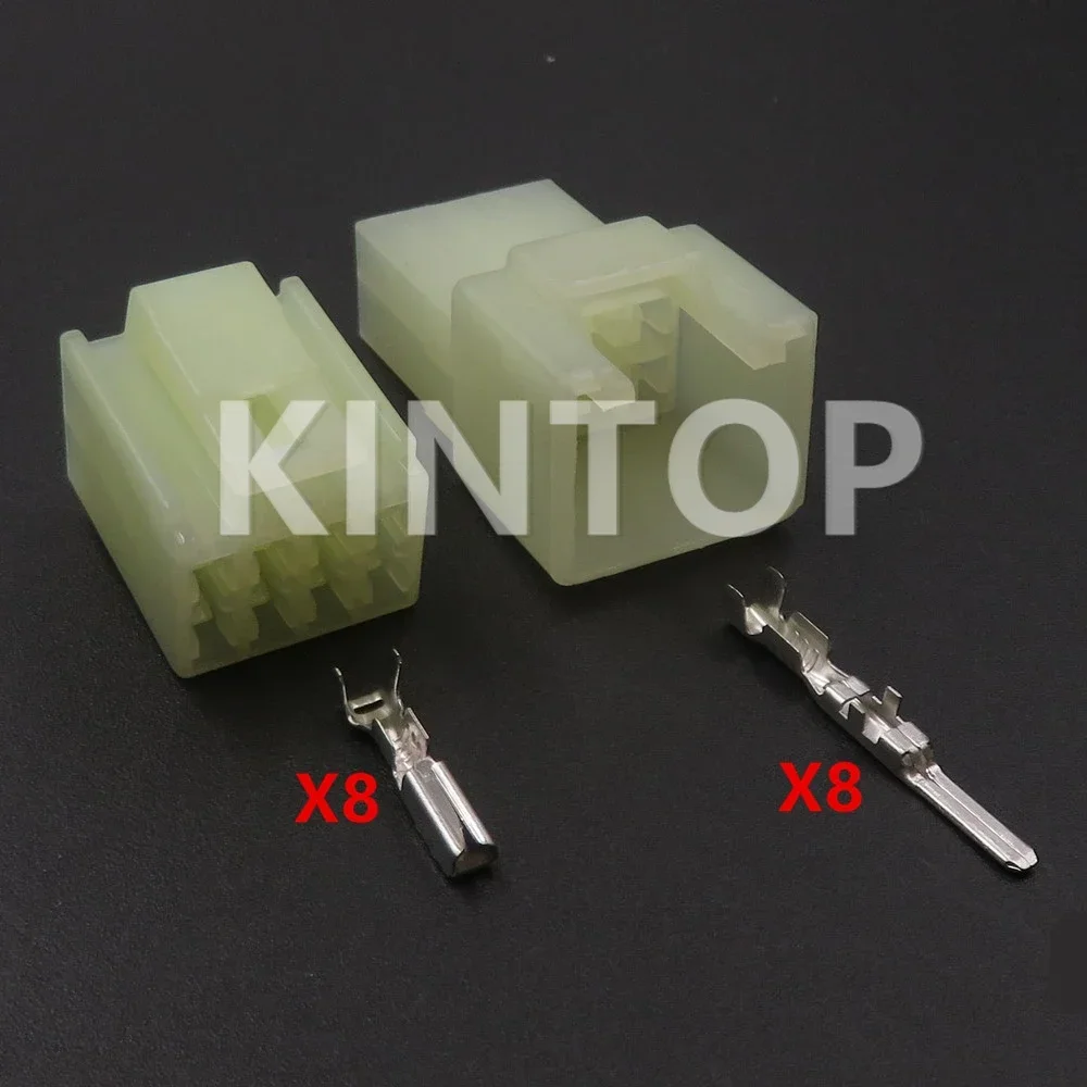 1 Set 8 Pins AC Assembly Auto Connector 6090-1021 6090-1051 Automobile Electrical Plug Car Plastic Housing Unsealed Socket - Detail 1