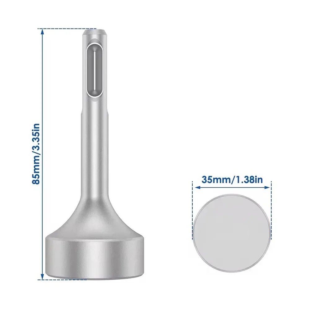 For SDS-plus Rotary Hammers Rotary Hammer Bit Ground Rod Driver For Grounding Rods 19mm Inner Diameter 10mm Hole Depth