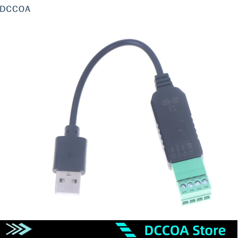 1/2/3Pcs CH340 To 485 Serial PLC Industrial Grade USB Converter Communication Module Serial Port IO Module