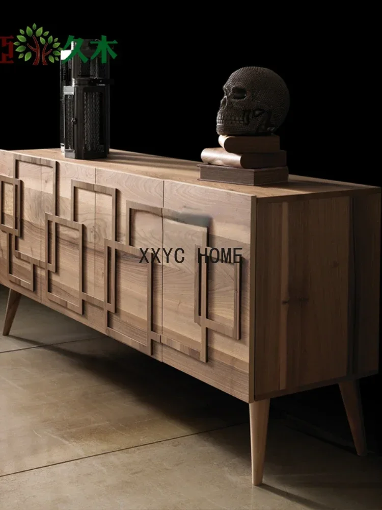 Современный минималистичный чайный шкаф для столовой, шкафчик для гостиной, мебель для небольшой квартиры, изготовление на заказ