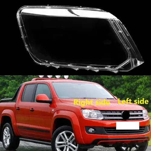 Imagen 2 del producto Cubierta de lente de faros delanteros, carcasa de cubierta de faro para VW Amarok 2010-2019, lámpara de faro de coche, carcasa transparente