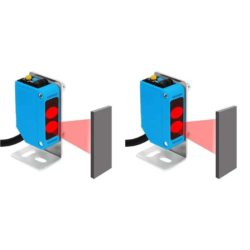

A19F-2X Фотоэлектрический сенсорный переключатель NO+NC, DC10-30V, Расстояние: 80 см/31,52 дюйма, AE3Z-D61, светоотражающий фотоэлектрический датчик NPN