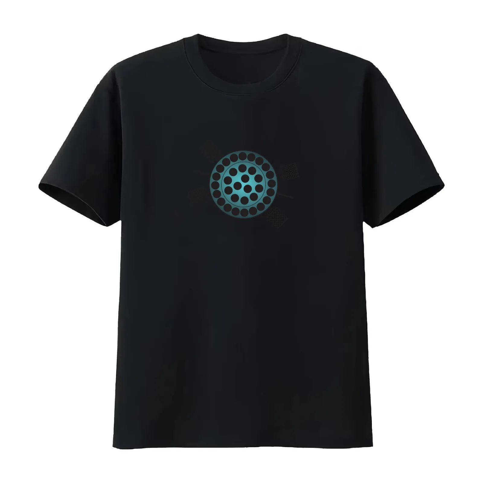 Space X's Starship Booster 9 Underneath View – Black T-Shirt Summer Casual Cotton Tee Oversized Streetwear Tops 100% Cotton