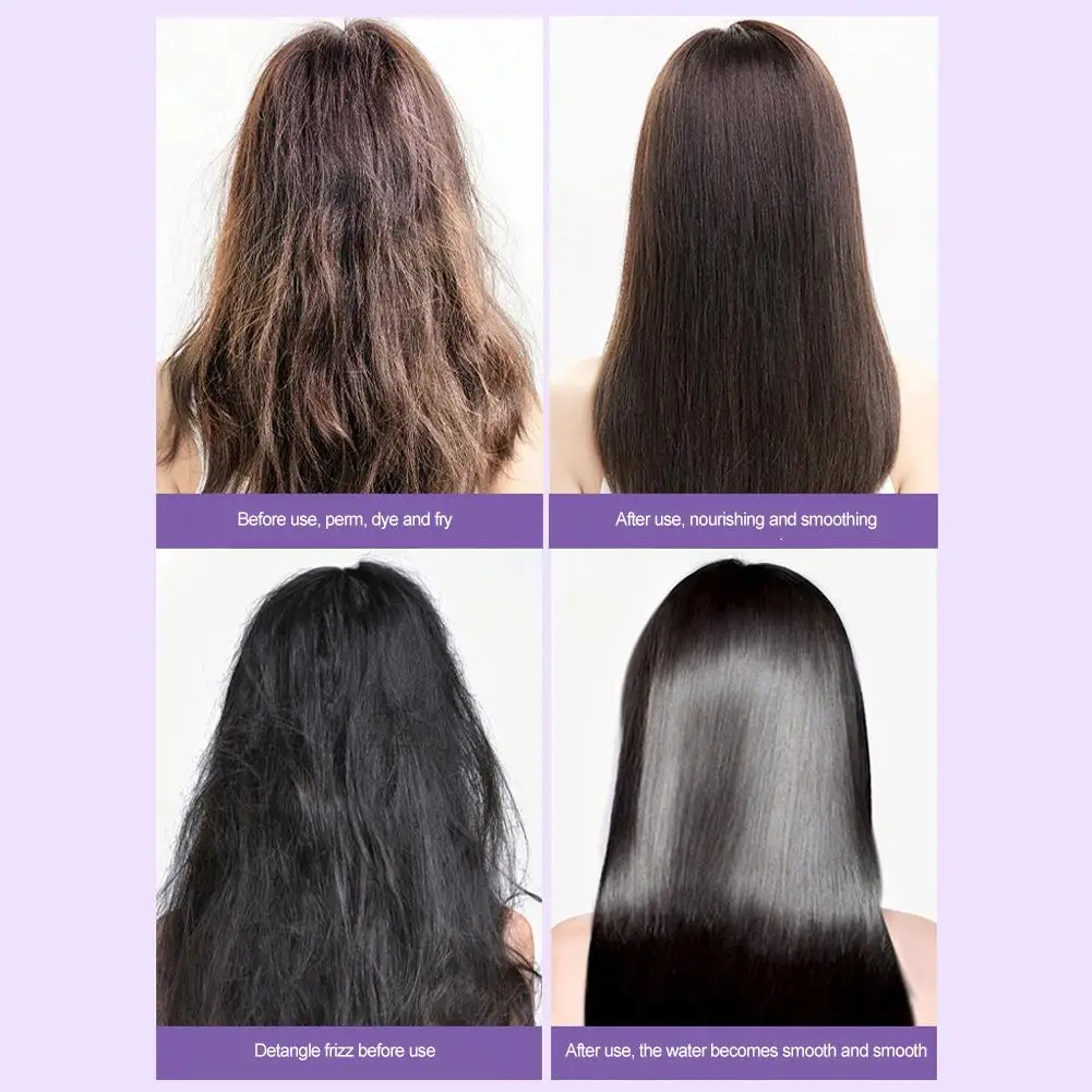 Magical Keratin Hair Mask 5 Seconds Repair Damaged Frizzy Hair Soft Smooth Shiny Nutrition Deep Moisturize Nourishing Hair Care - Image 3
