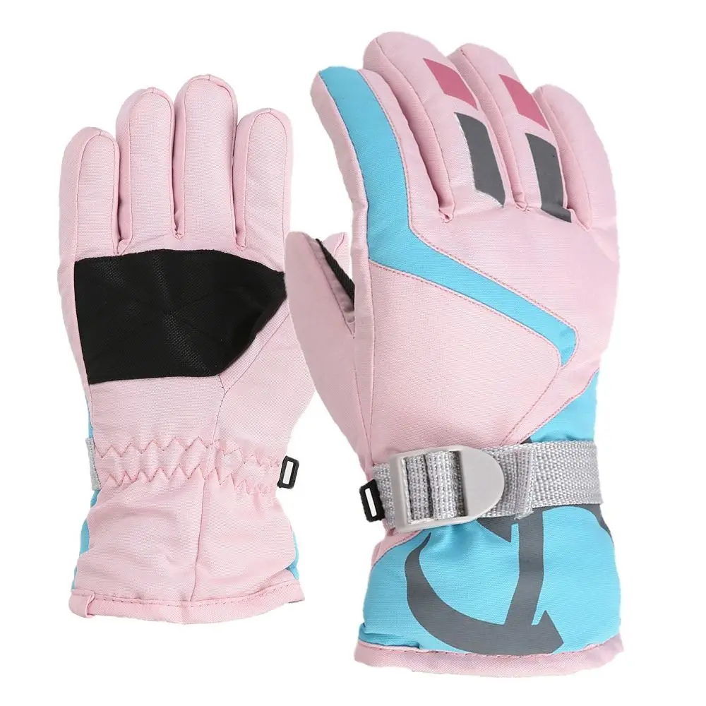 Bild 6: Neue Mode Winddicht Ski Handschuhe Nicht-slip Verdicken Warme Handschuh Wasserdichte Kind Handschuhe Bergsteigen
