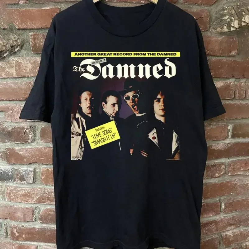 The Damned Band Love Song Smash It Up Short Sleeve Unisex TShirt All Size PP891