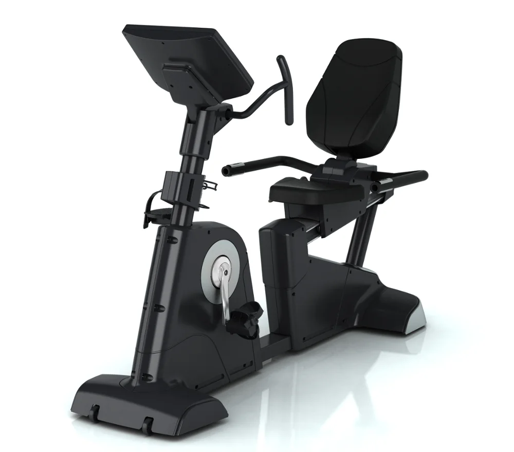 Bicicleta estática comercial reclinada (pantalla táctil)