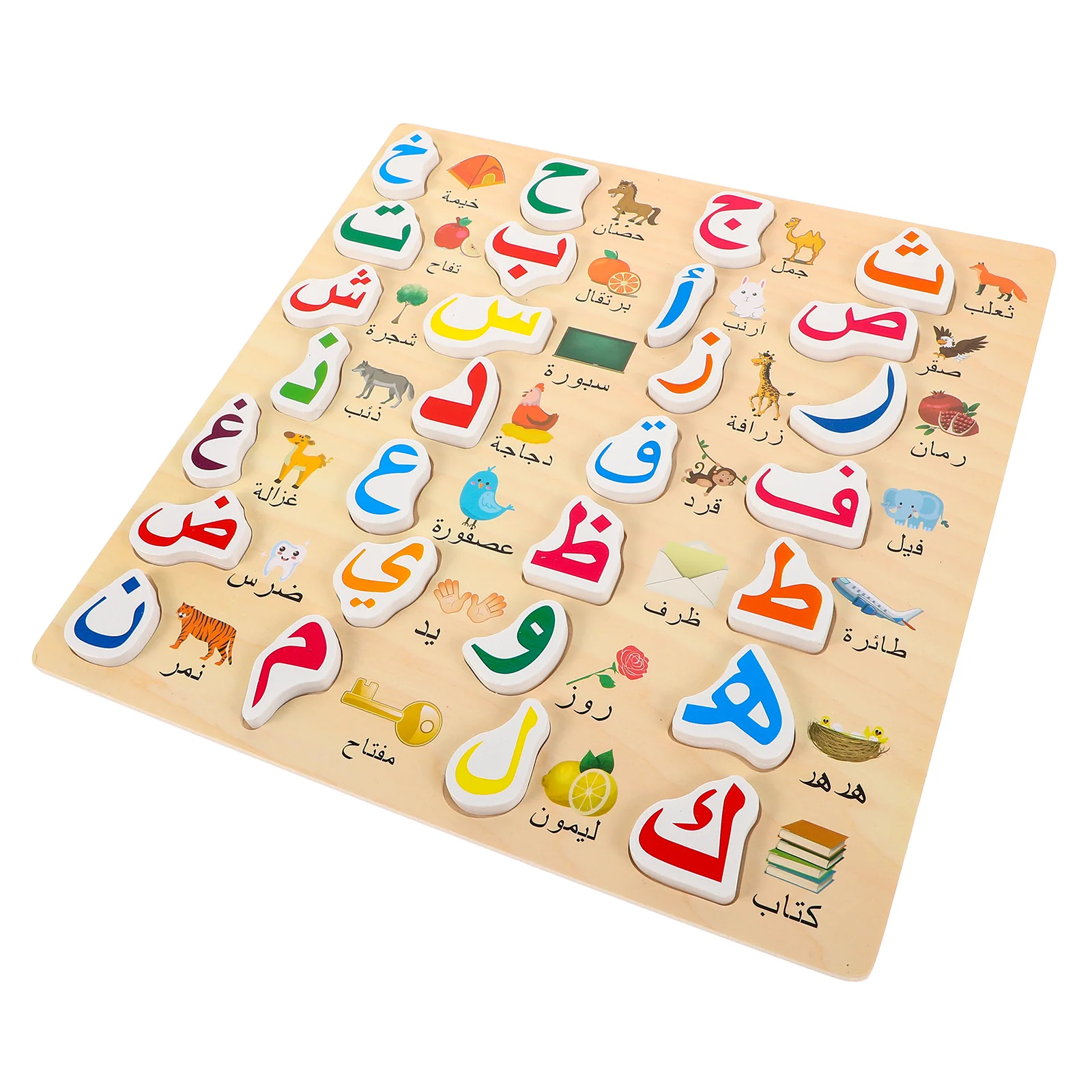 

Jigsaw Puzzle Toddler Toys Letters Learning Machine Small Puzzles for Kids Alphabet Objects Wooden