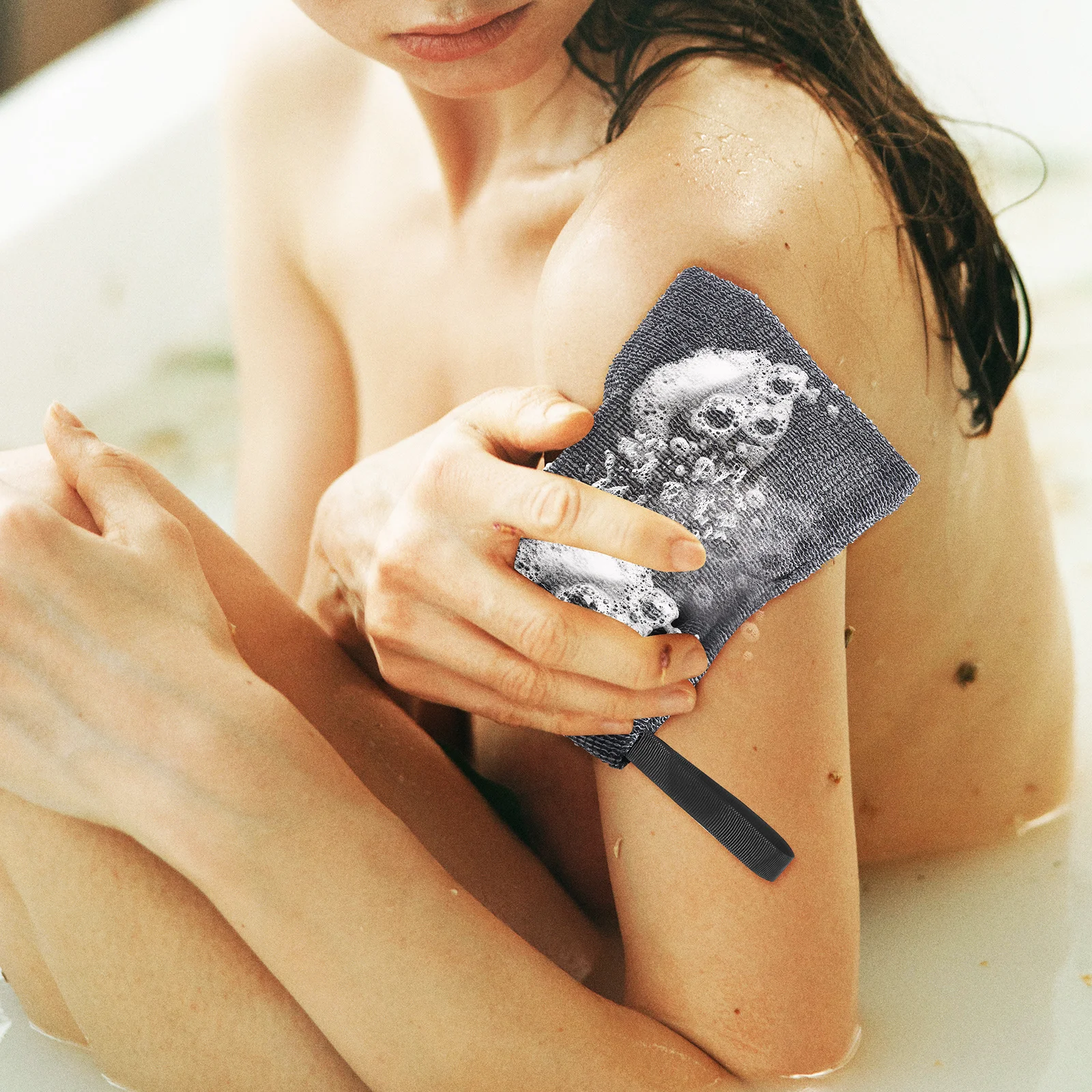 

4Pcs Soap Bags for Bars Soft Material Exfoliating Body Scrubber Quick Foam Gentle Cleansing Soap Bag Exfoliating Body Scrubber