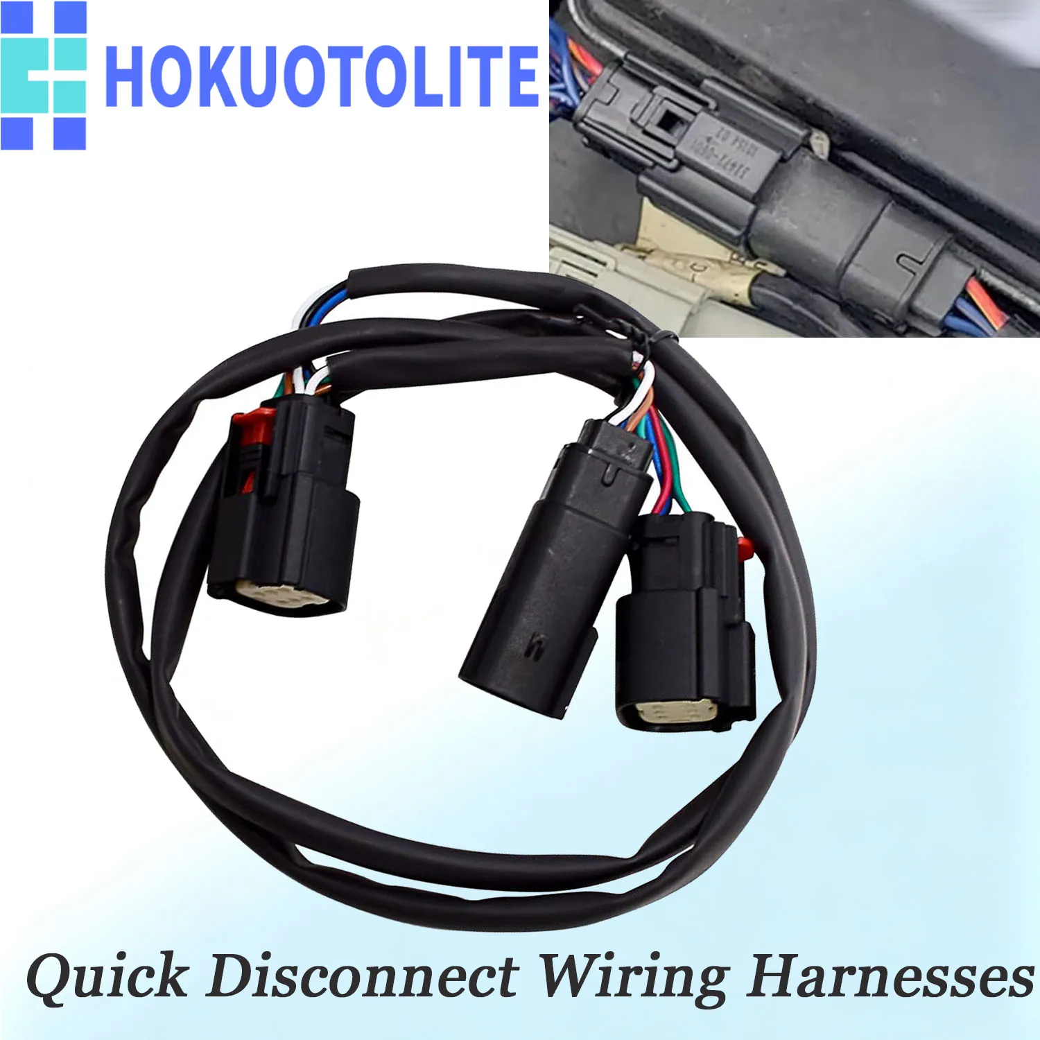 

Motorcycle Tour Luggage Pack Quick Disconnect Wiring Harnesses For Harley Touring Road King Road Glide Street Glide 2014-2023