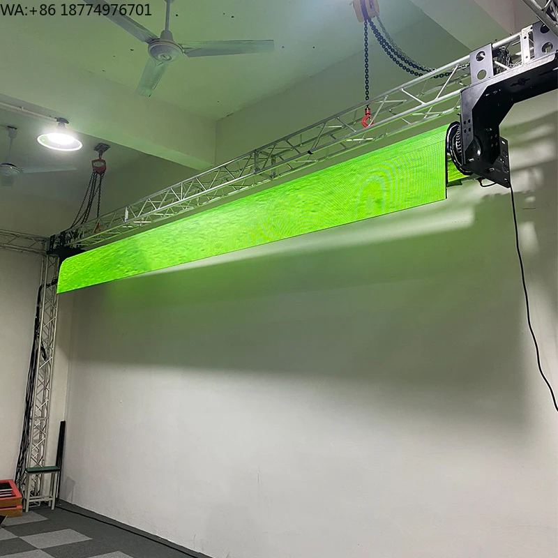 

Jilian Indoor Rolling Folding LED Display P2.604/P3.91 Interactive Floor Flexible Screen for Wedding Movies Elevator Advertising