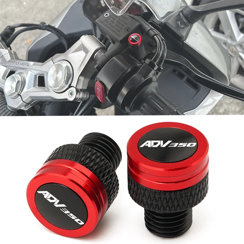 For Honda ADV350 ADV 350 2021 2022 2023 ADV350 Motorcycle M10*1.25 Aluminum Screws Bolts Mirror Hole Plugs Cap