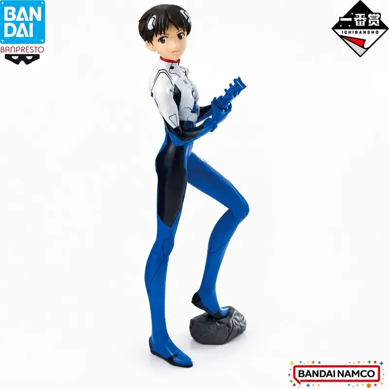 

In Stock Bandai Original Ichiban Kuji Neon Genesis Evangelion Shinji Ikari Action Figure Model Doll Brand New Boxed Anime