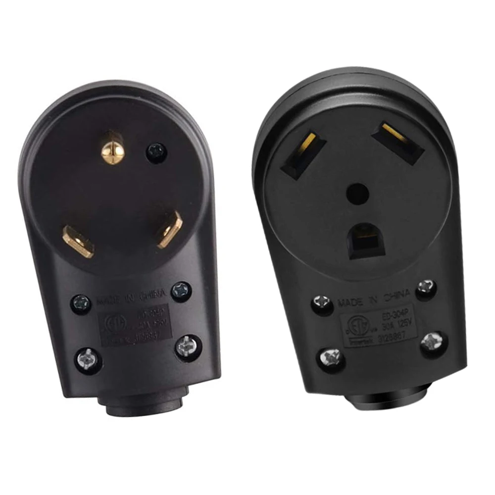 

30 А розетка для автофургона, замена «папа-мама» TT-30P TT-30R, 125 В, 3-контактный разъем электрического питания, конец удлинителя