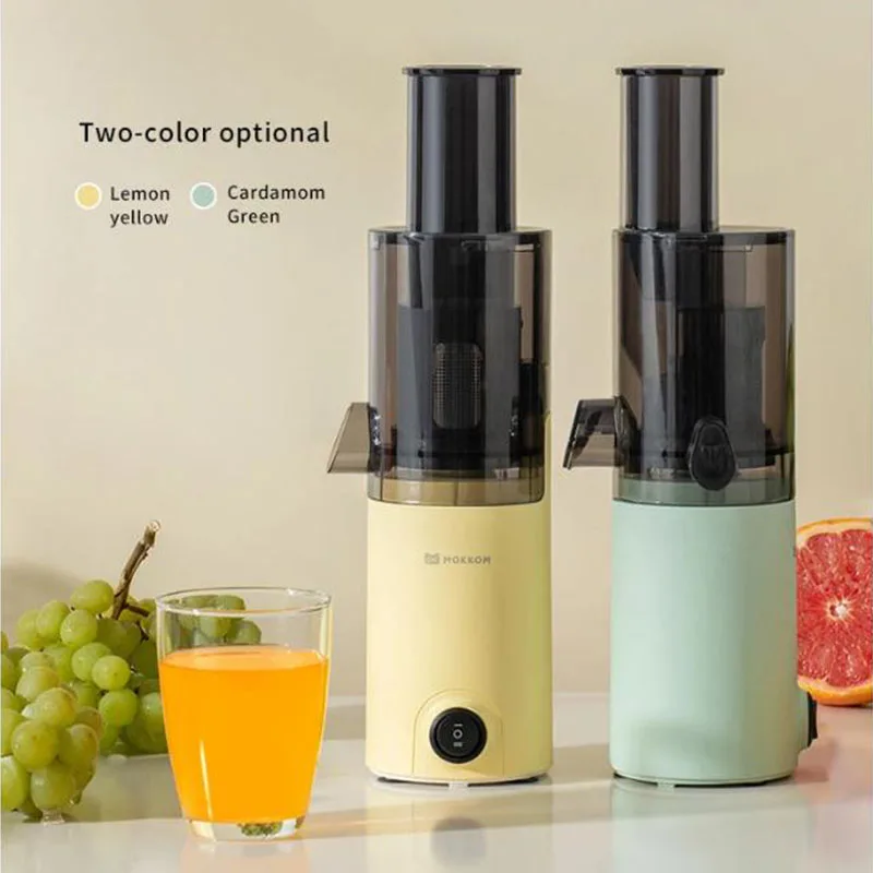 Mesin jus ดั้งเดิม mesin jus คั้นน้ำผลไม้ขนาดเล็กอเนกประสงค์ระบบอัตโนมัติใช้ในครัวเรือนขนาดเล็กทำงานช้า