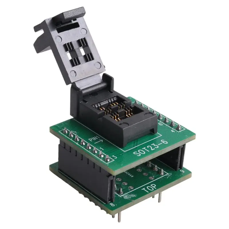 N35R-DIP6 IC Programmer Adapter Socket For SOT23-6L For SOT23 Chip Test Burning Seat Easy Installation
