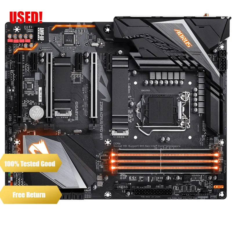 Gigabyte z390 aorus pro wifi original motherboard ddr4 spielbrett lga 1151 hdmi 32gb m.2 motherboard