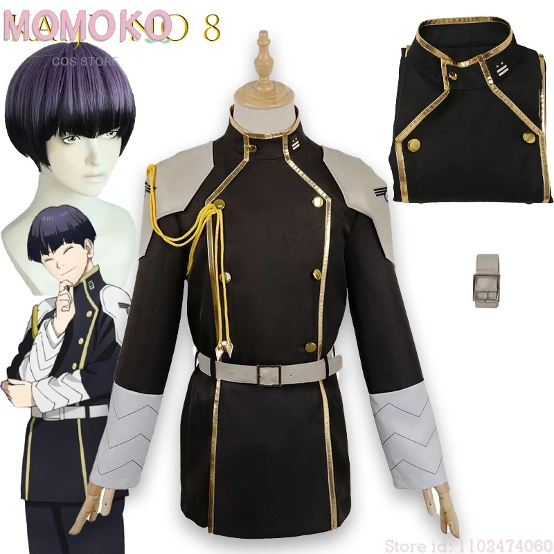 Anime Cos Sosuke Hoshino Kaiju Anime No8 Mina Ashiro Cosplay disfraz de fantasía disfraz para hombres mujeres chaqueta B trajes para adultos