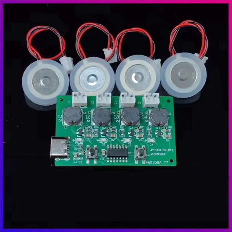 2X Four-Spray Humidifier Module Humidifier Control Board Atomizer Driver Board Four-Spray Humidifier Module,Set D-A54Q