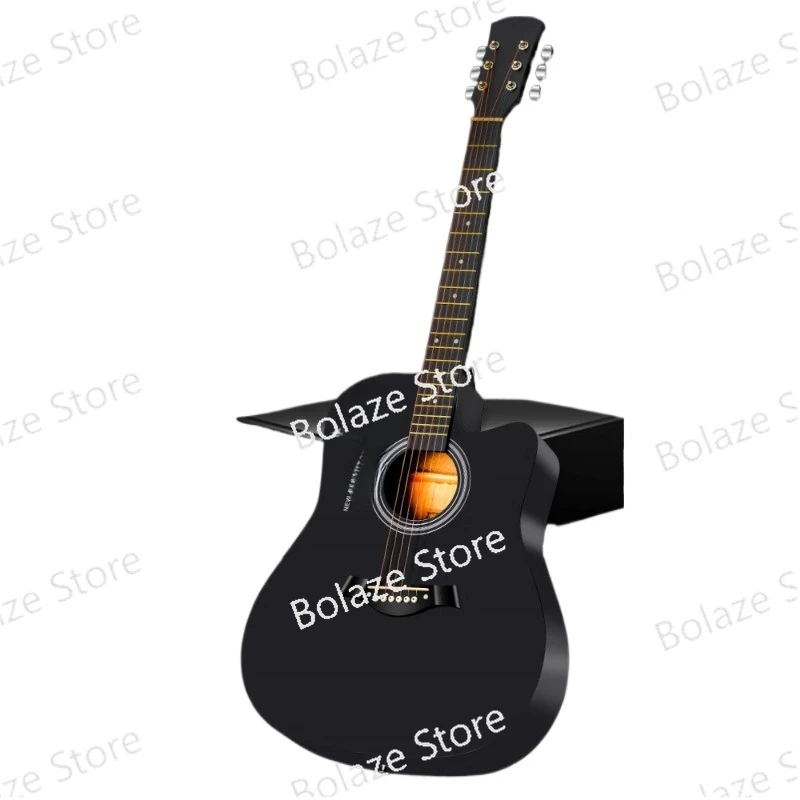 

Single-board 38 "beginner guitar folk 41" acoustic guitar student novice practice introductory piano