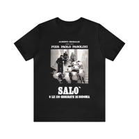 Salò or The 120 Days of Sodom Pier Paolo Pasolini 1975 Italian Film Poster Image O Le Giornate Di Sodoma T Shirt Bape Shirt Men