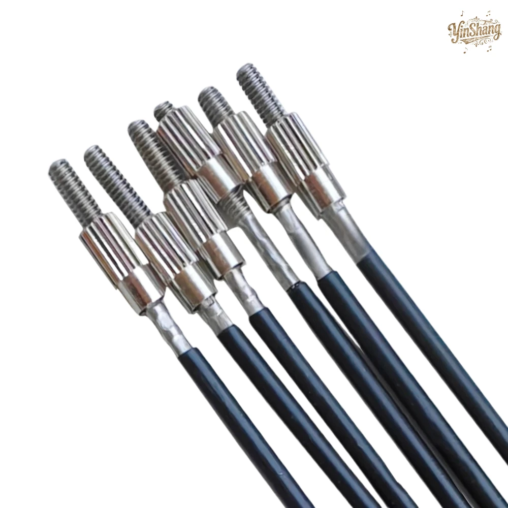 

10pcs Nylon Violin Viola Tailgut Tailcord for 4/4 3/4 1/2 1/4 1/8 String Instruments Accessory Gut Cord End Rope Tail