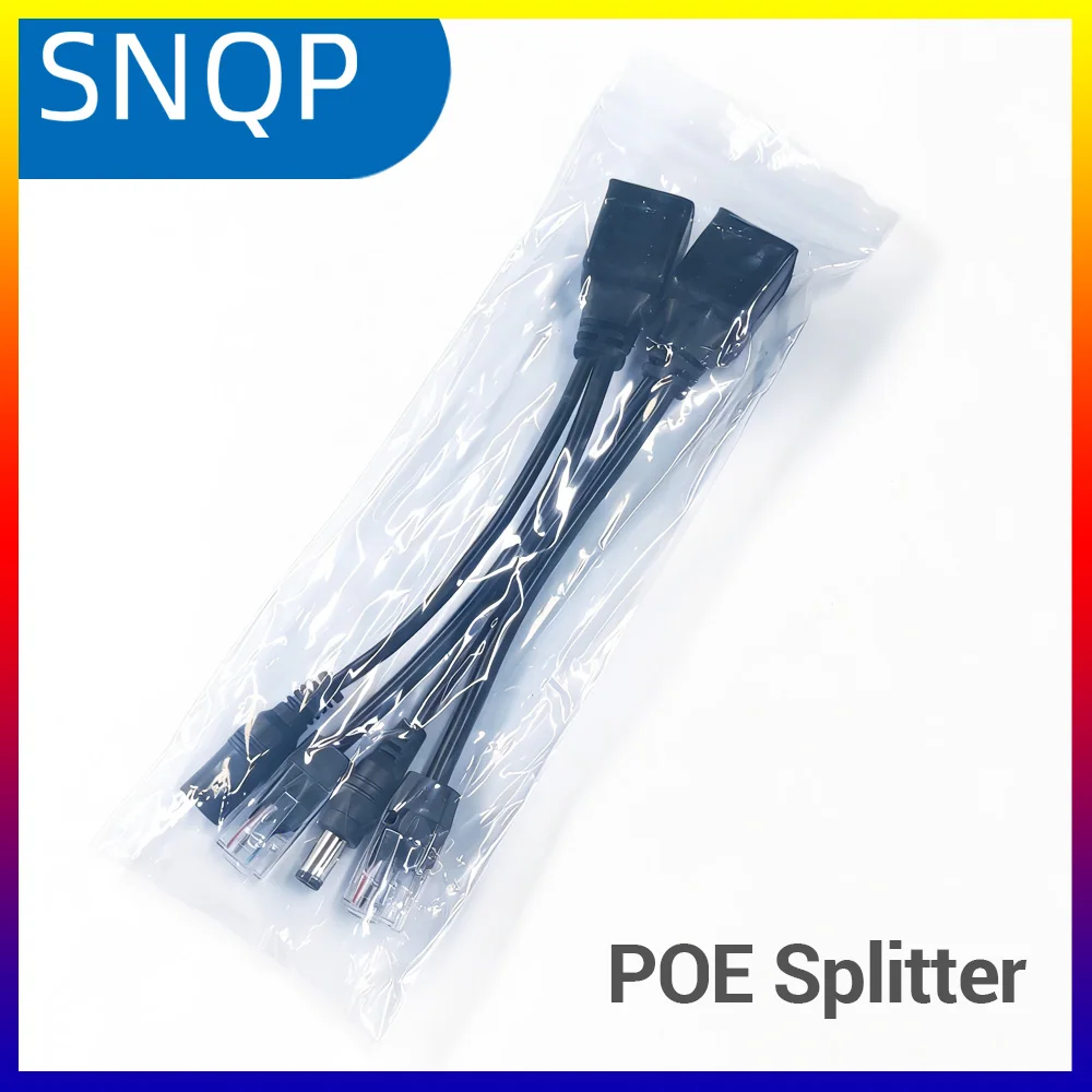 

Кабель POE для пассивного питания через Ethernet, адаптер, сплиттер, инжектор, модуль питания 12-48В для IP-камер